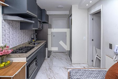 sala, cozinha e área de serviço compartilhadas_4 de apartamento para alugar com 1 quarto, 29m² em Sacoma, São Paulo