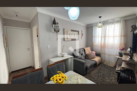 Sala - Sala de Jantar de apartamento à venda com 2 quartos, 48m² em Vila Bela Vista, Santo André