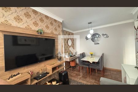 Sala - Sala de Jantar de apartamento à venda com 2 quartos, 48m² em Vila Bela Vista, Santo André