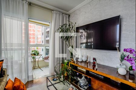 Sala de apartamento à venda com 3 quartos, 131m² em Jardim Bela Vista, Santo André