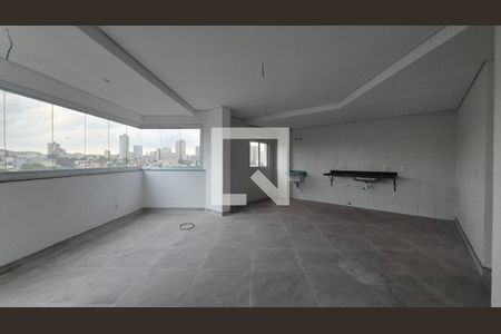 Sala de apartamento à venda com 1 quarto, 58m² em Jardim, Santo André