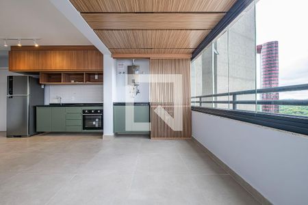 Sala/Cozinha de apartamento para alugar com 2 quartos, 72m² em Pinheiros, São Paulo