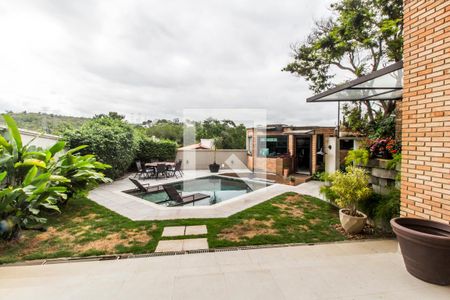 Vista da Sala de casa de condomínio à venda com 4 quartos, 608m² em Alphaville, Santana de Parnaíba