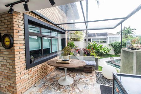 Área gourmet de casa de condomínio à venda com 4 quartos, 608m² em Alphaville, Santana de Parnaíba