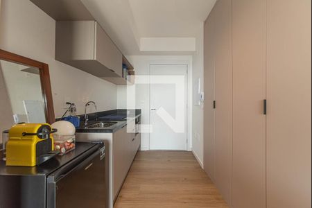 Cozinha de kitnet/studio à venda com 1 quarto, 26m² em Cidade Monções, São Paulo