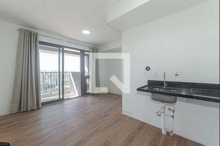 Cozinha de kitnet/studio à venda com 1 quarto, 26m² em Cidade Monções, São Paulo