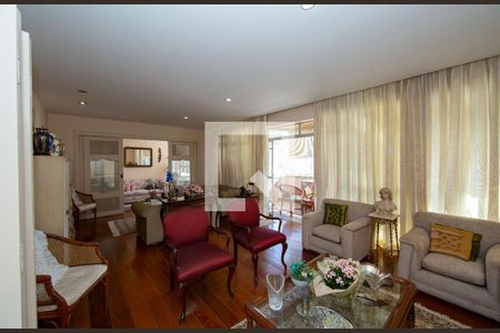 SALA de apartamento à venda com 4 quartos, 500m² em Serra, Belo Horizonte