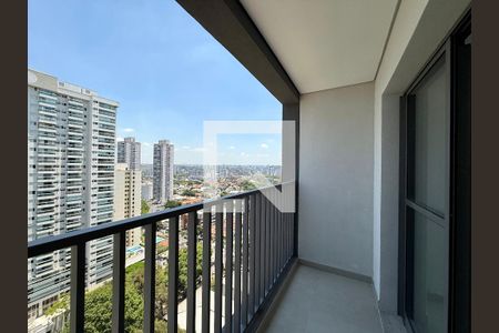 Sacada  de apartamento à venda com 1 quarto, 26m² em Santo Amaro, São Paulo