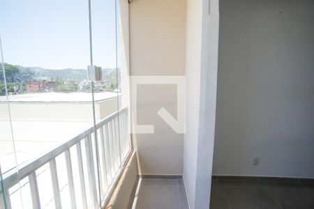 Varanda da Sala de apartamento à venda com 2 quartos, 53m² em Jacarepaguá, Rio de Janeiro