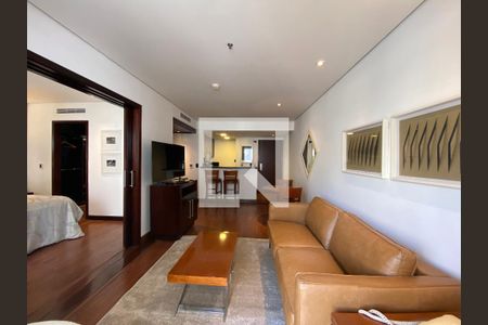 Sala de apartamento para alugar com 1 quarto, 60m² em Itaim Bibi, São Paulo