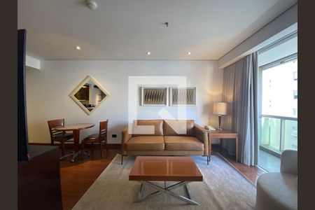 Sala de apartamento para alugar com 1 quarto, 60m² em Itaim Bibi, São Paulo