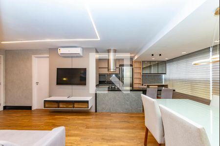 Sala de apartamento para alugar com 1 quarto, 58m² em Vila da Serra, Nova Lima