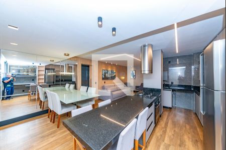 Sala de apartamento para alugar com 1 quarto, 58m² em Vila da Serra, Nova Lima