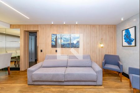 Sala de apartamento para alugar com 1 quarto, 58m² em Vila da Serra, Nova Lima