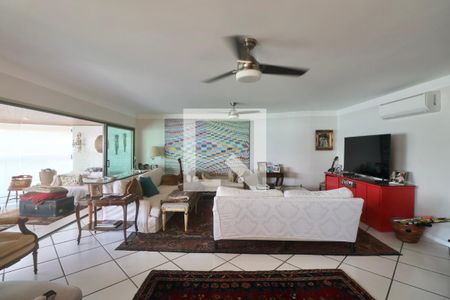 Sala de apartamento para alugar com 4 quartos, 224m² em Loteamento Joao Batista Juliao, Guarujá
