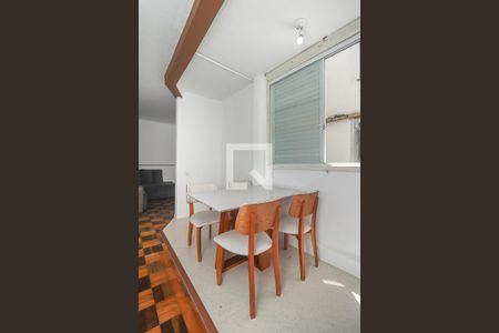 Sala de Jantar de apartamento à venda com 1 quarto, 43m² em Floresta, Porto Alegre