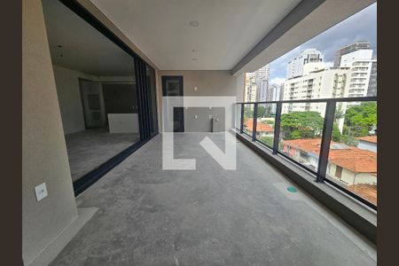 Sacada de apartamento à venda com 3 quartos, 151m² em Brooklin, São Paulo