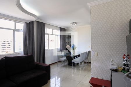 Sala de apartamento à venda com 3 quartos, 90m² em Cidade Nova, Belo Horizonte