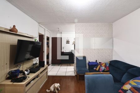 Sala de apartamento à venda com 2 quartos, 60m² em Jardim Alzira Franco, Santo André