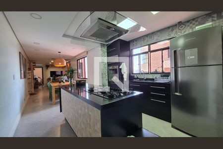 Cozinha  de apartamento à venda com 1 quarto, 61m² em Parque das Nações, Santo André