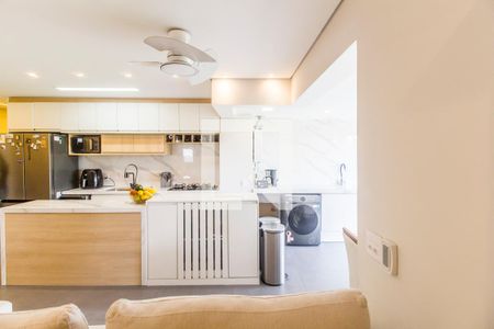 Sala  de apartamento à venda com 2 quartos, 75m² em Tamboré, Barueri