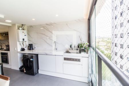 Varanda gourmet de apartamento à venda com 2 quartos, 75m² em Tamboré, Barueri