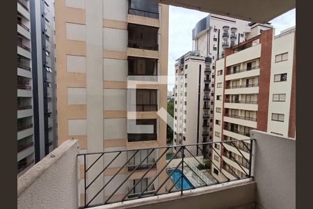 Varanda da Sala de apartamento para alugar com 3 quartos, 80m² em Vila Monte Alegre, São Paulo