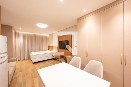 Sala/Quarto de kitnet/studio para alugar com 1 quarto, 29m² em Vila Clementino, São Paulo