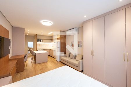 Sala/Quarto de kitnet/studio para alugar com 1 quarto, 29m² em Vila Clementino, São Paulo