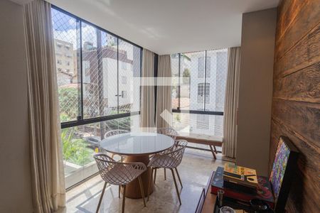 Varanda da Sala 1 de apartamento para alugar com 3 quartos, 160m² em Cruzeiro, Belo Horizonte