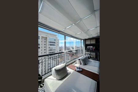 Varanda da Sala de apartamento à venda com 2 quartos, 150m² em Vila Regente Feijó, São Paulo