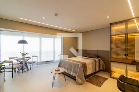 Studio de kitnet/studio para alugar com 1 quarto, 37m² em Jardim das Acacias, São Paulo