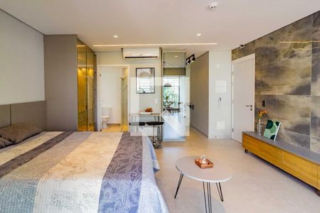 Studio de kitnet/studio para alugar com 1 quarto, 37m² em Jardim das Acacias, São Paulo