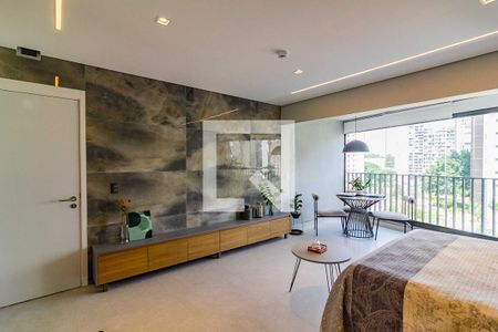 Studio de kitnet/studio para alugar com 1 quarto, 37m² em Jardim das Acacias, São Paulo