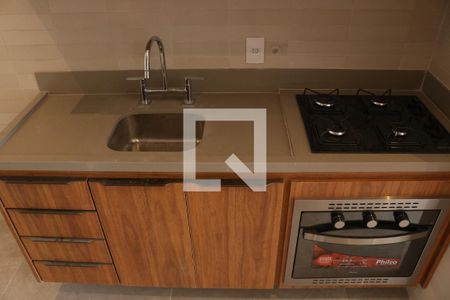 Cozinha de apartamento para alugar com 1 quarto, 39m² em Perdizes, São Paulo