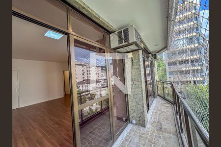 Varanda da Sala de apartamento para alugar com 3 quartos, 100m² em Laranjeiras, Rio de Janeiro