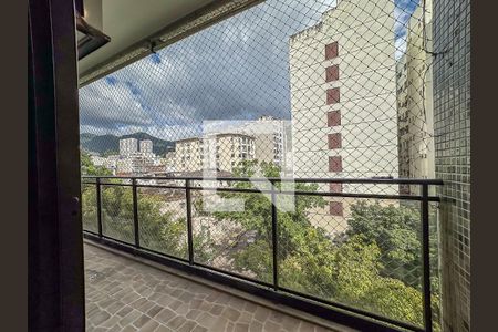 Varanda da Sala de apartamento para alugar com 3 quartos, 100m² em Laranjeiras, Rio de Janeiro