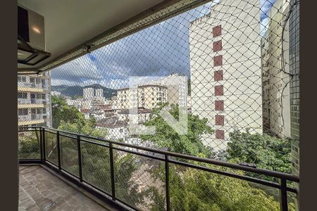 Varanda da Sala de apartamento para alugar com 3 quartos, 100m² em Laranjeiras, Rio de Janeiro