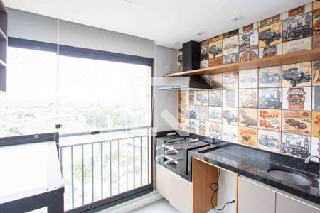 Varanda gourmet de apartamento à venda com 2 quartos, 51m² em Centro, Diadema