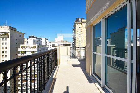 varanda Sala de apartamento para alugar com 3 quartos, 242m² em Jardim Paulista, São Paulo