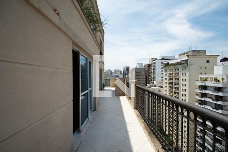 varanda sala de apartamento para alugar com 3 quartos, 242m² em Jardim Paulista, São Paulo