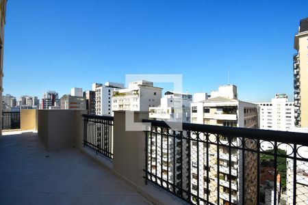 Varanda Sala de apartamento para alugar com 3 quartos, 242m² em Jardim Paulista, São Paulo