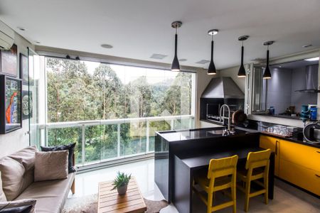 Área gourmet de apartamento à venda com 3 quartos, 156m² em Tamboré, Santana de Parnaíba