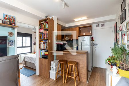 Sala de apartamento para alugar com 1 quarto, 27m² em Campos Elíseos, São Paulo