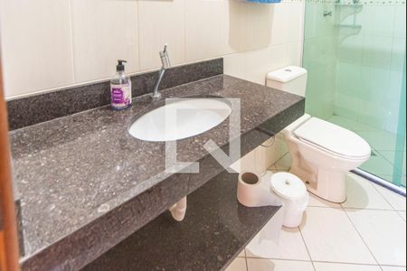 Banheiro Social de casa para alugar com 3 quartos, 126m² em Jardim Irene, Santo André