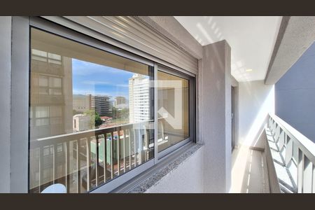 Varanda da Sala/Cozinha de kitnet/studio para alugar com 1 quarto, 30m² em Pompeia, São Paulo