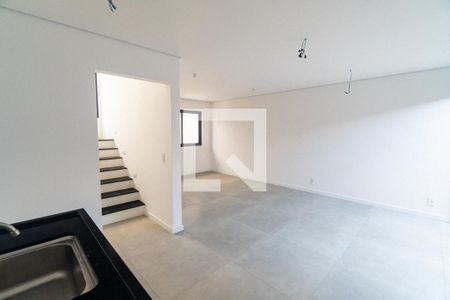 Sala/Cozinha de casa de condomínio à venda com 3 quartos, 137m² em Vila Monte Alegre, São Paulo