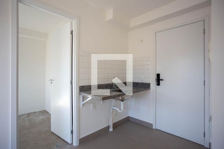 Sala/Cozinha de apartamento à venda com 1 quarto, 26m² em Vila Olímpia, São Paulo