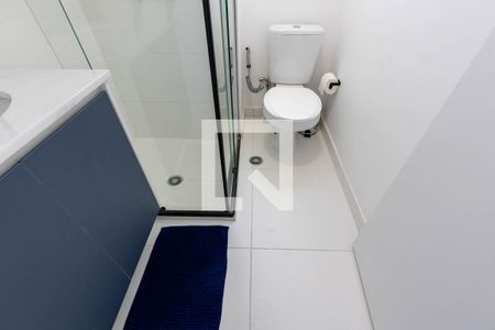 Banheiro de kitnet/studio à venda com 1 quarto, 19m² em República, São Paulo