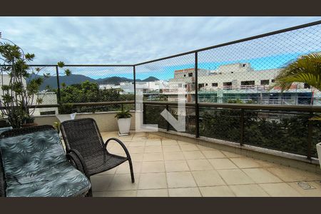 Varanda de apartamento para alugar com 3 quartos, 282m² em Recreio dos Bandeirantes, Rio de Janeiro
